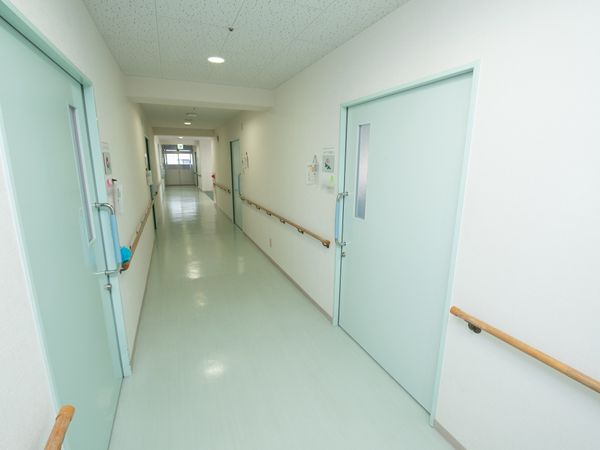 清潔で明るい廊下の様子