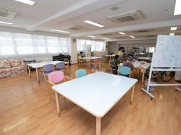 明るい共有スペース