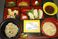 多彩な料理の食事