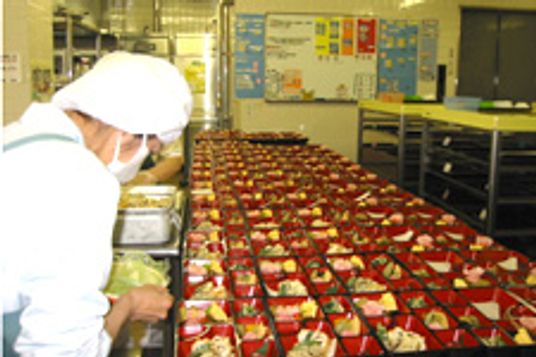 きれいに盛りつけた料理