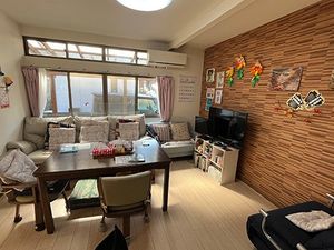 明るいリビング