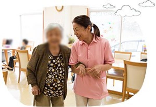 利用者サポートの様子  