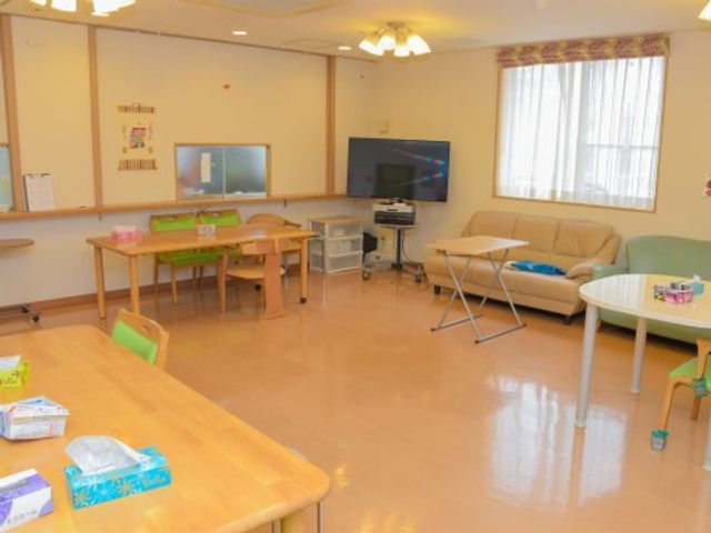 広々とした休憩室の様子