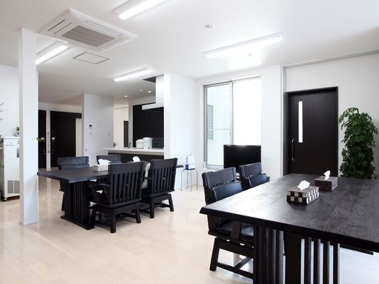 広々とした食堂