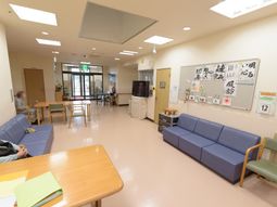 明るい共用スペース