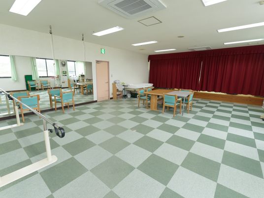 広々とした機能訓練室