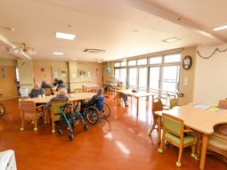 多目的空間と居住者