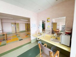 洗面台のある共有空間  