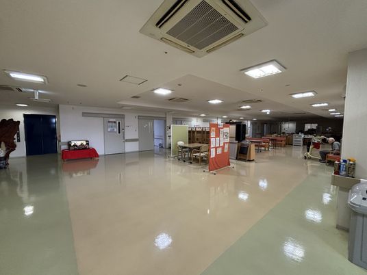広々とした共有スペース