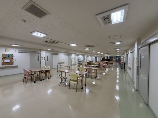 広々とした共用スペース