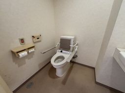 安全な設備のトイレ
