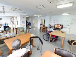 共用スペースでの日常風景