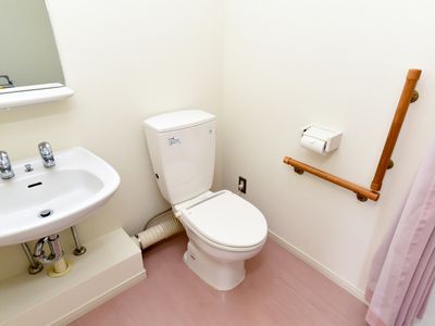 清潔なトイレスペース