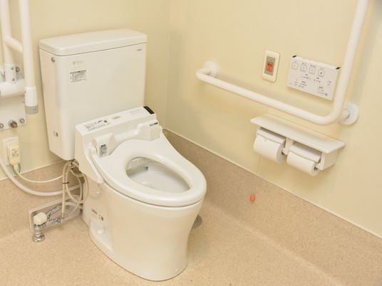バリアフリー対応のトイレ