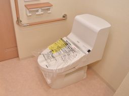 新しいトイレ設備