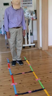 訓練の様子の室内