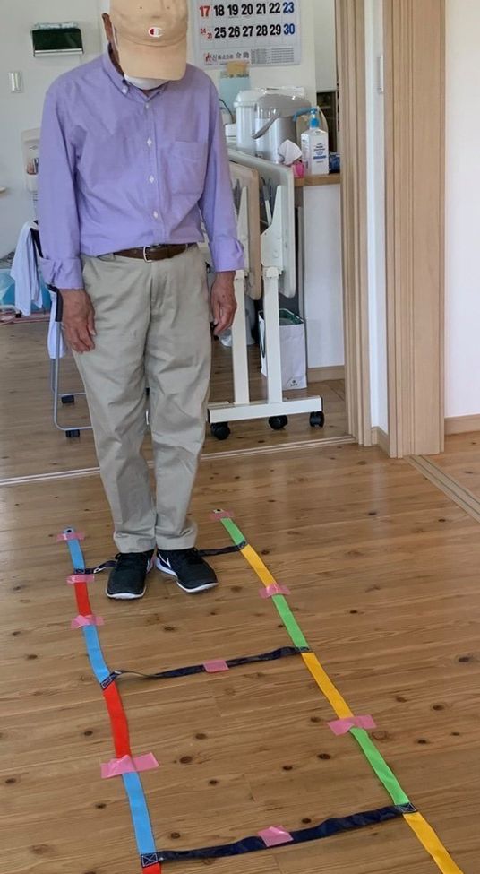 訓練の様子の室内