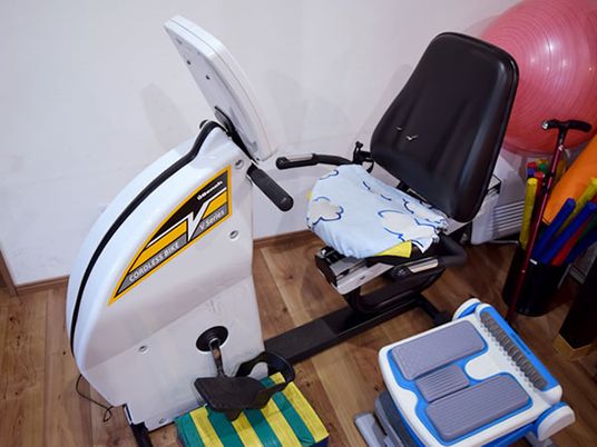 運動器具のある部屋