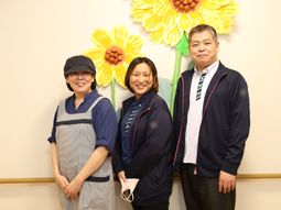 スタッフの笑顔の一コマ