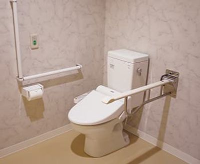 安全設計のトイレ