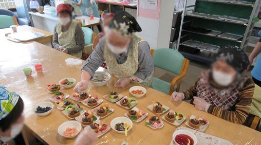 楽しそうな交流場