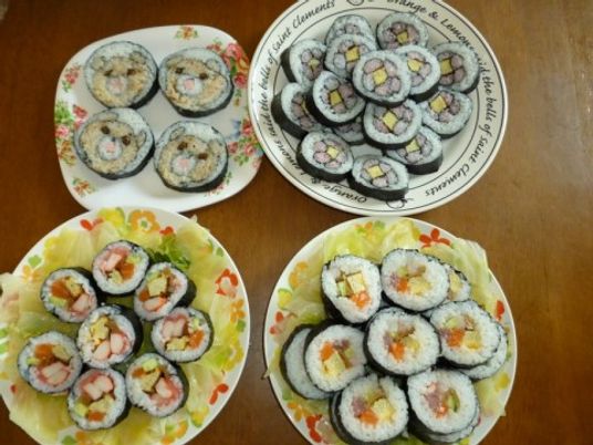 手作り寿司の盛り合わせ