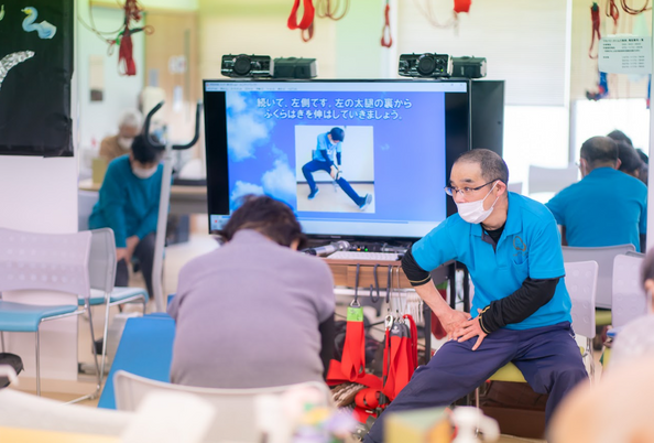 運動指導の様子