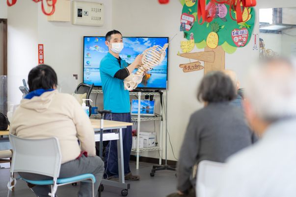 講義中の多目的室