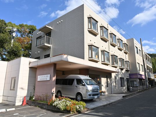 清潔感のある建物の外観