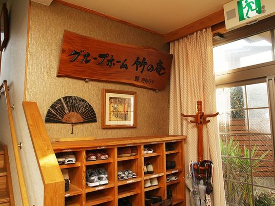 靴箱のある玄関  