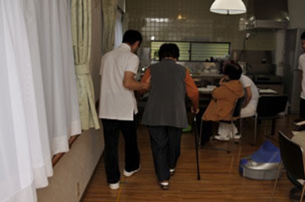 温かい交流がある居室