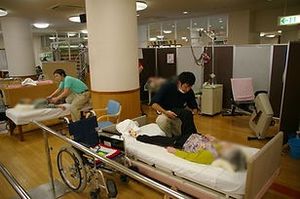リハビリ中の一角