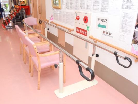 明るい機能訓練室