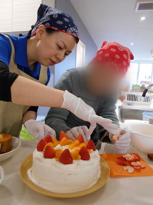 料理をする様子