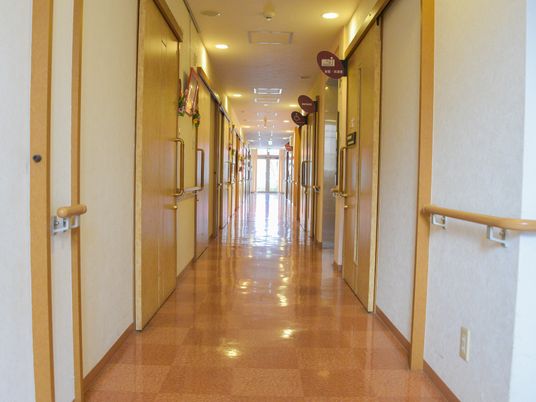 清潔な廊下の風景