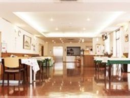 温かみのある食堂スペース