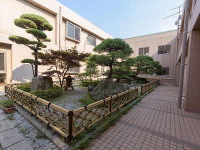 和風の美しい中庭