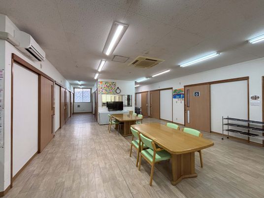 広々とした食堂