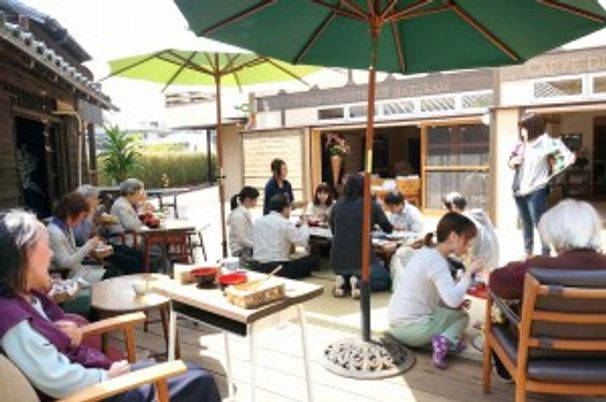 くつろぎのテラス