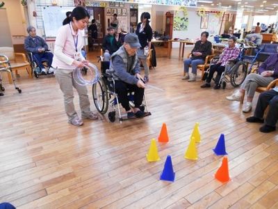 機能訓練の実施風景