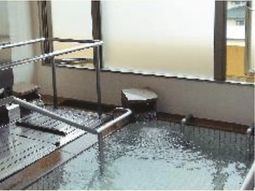 清潔な浴室の一角