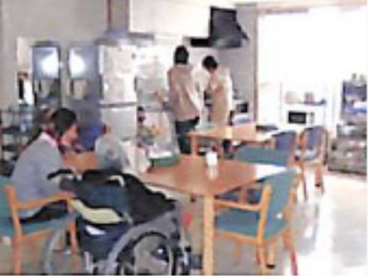 居心地の良い食堂の様子