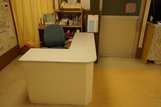 受付カウンターの様子