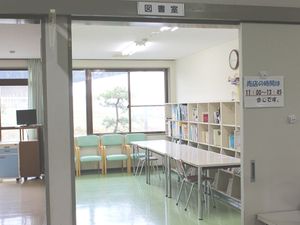 図書室の入口  