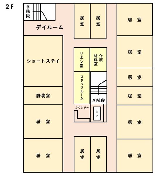 施設の間取り図