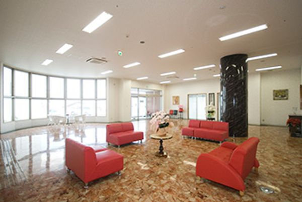 明るい共有スペース