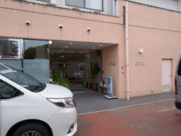 清潔感のあるエントランス