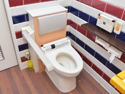 バリアフリーのトイレ設備