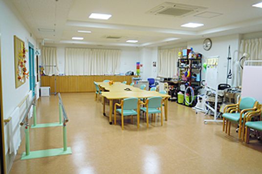 器具が並ぶ訓練室