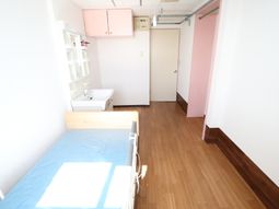 清潔な個室の一角